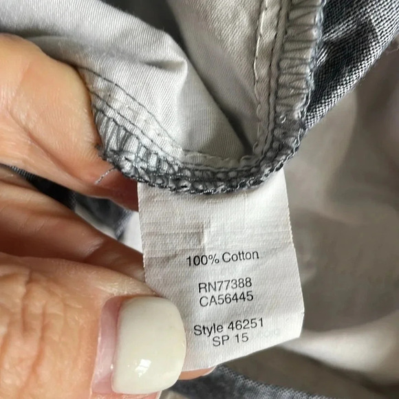 J. Crew Factory Gramercy 9” shorts Gray Chambray 46251 Men’s Size 34 Flat front - Picture 8 of 10